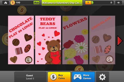 Valentine's Day Casino - Valentine Slot Machine with Love Bonus Games screenshot 3