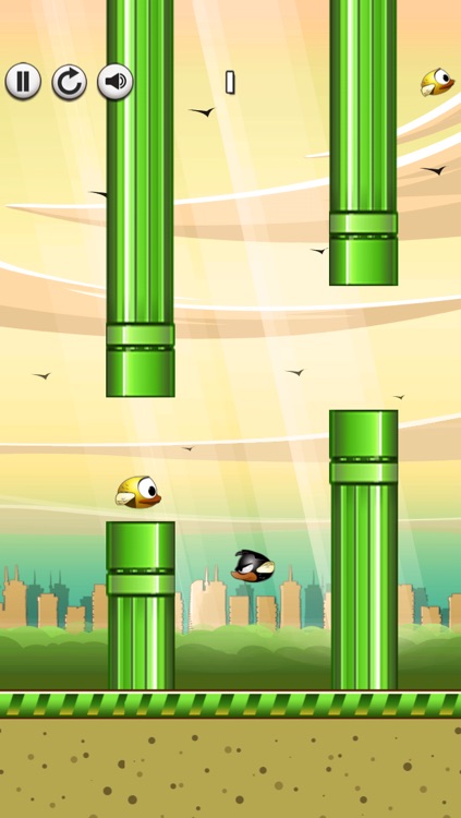 Flappy Quacky : A Flying Bird Game - Tilt and Shift to Live