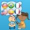 With this game children will learn more than 120 words (colors, body parts, numbers, letters, fruits, animals