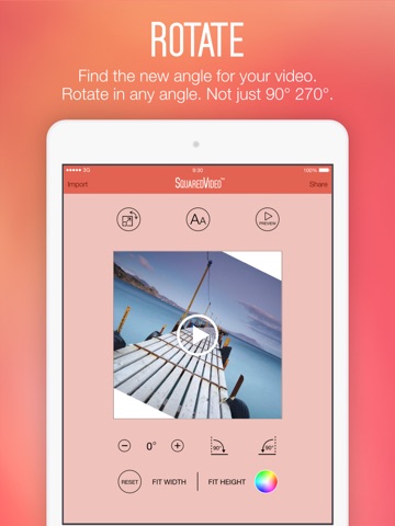 Squared Video Free for Instagram - iPad Edition screenshot 2