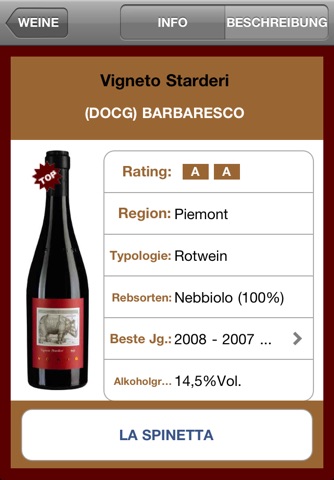 Vinum Index - The Italian Wine Guide screenshot 3
