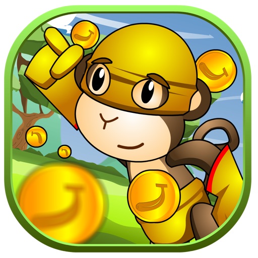 Super Hero Puzzle Monkey World - The new cut and connect rope story game FREE by Golden Goose Production Icon