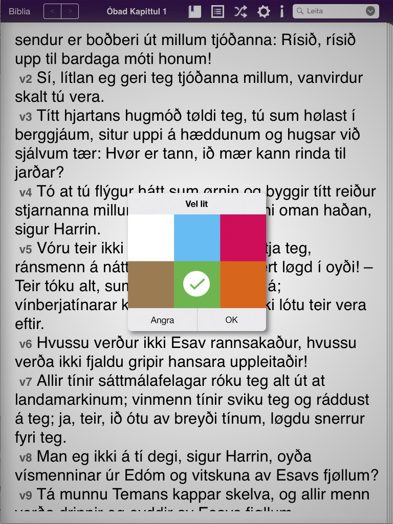 Bíblia for iPad screenshot 3