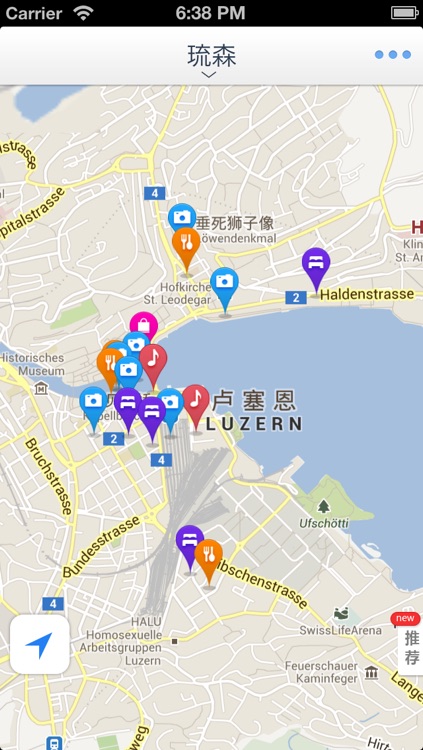 Lucerne Offline Map(offline map, subway map, GPS, tourist attractions information)