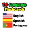 Flashcards - English, Spanish, Portuguese