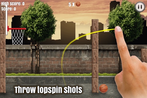 Through the Hoop - Basketball Physics Puzzler screenshot 2