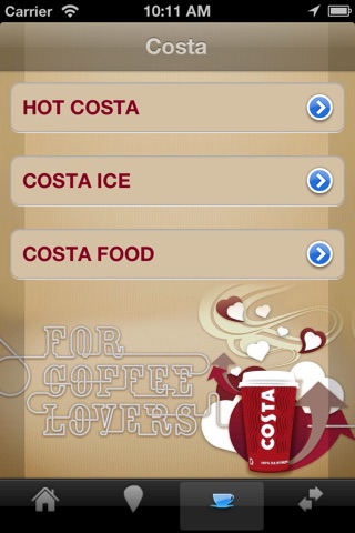 COSTA COFFEE BG screenshot 2