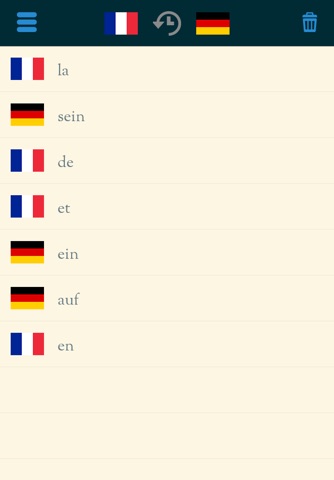 Easy Learning German - Translate & Learn vocabulary - 60+ languages, Quizz, Frequent words lists screenshot 3