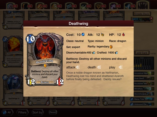 DeckBuilder HD - HearthStone Best cards database(圖2)-速報App