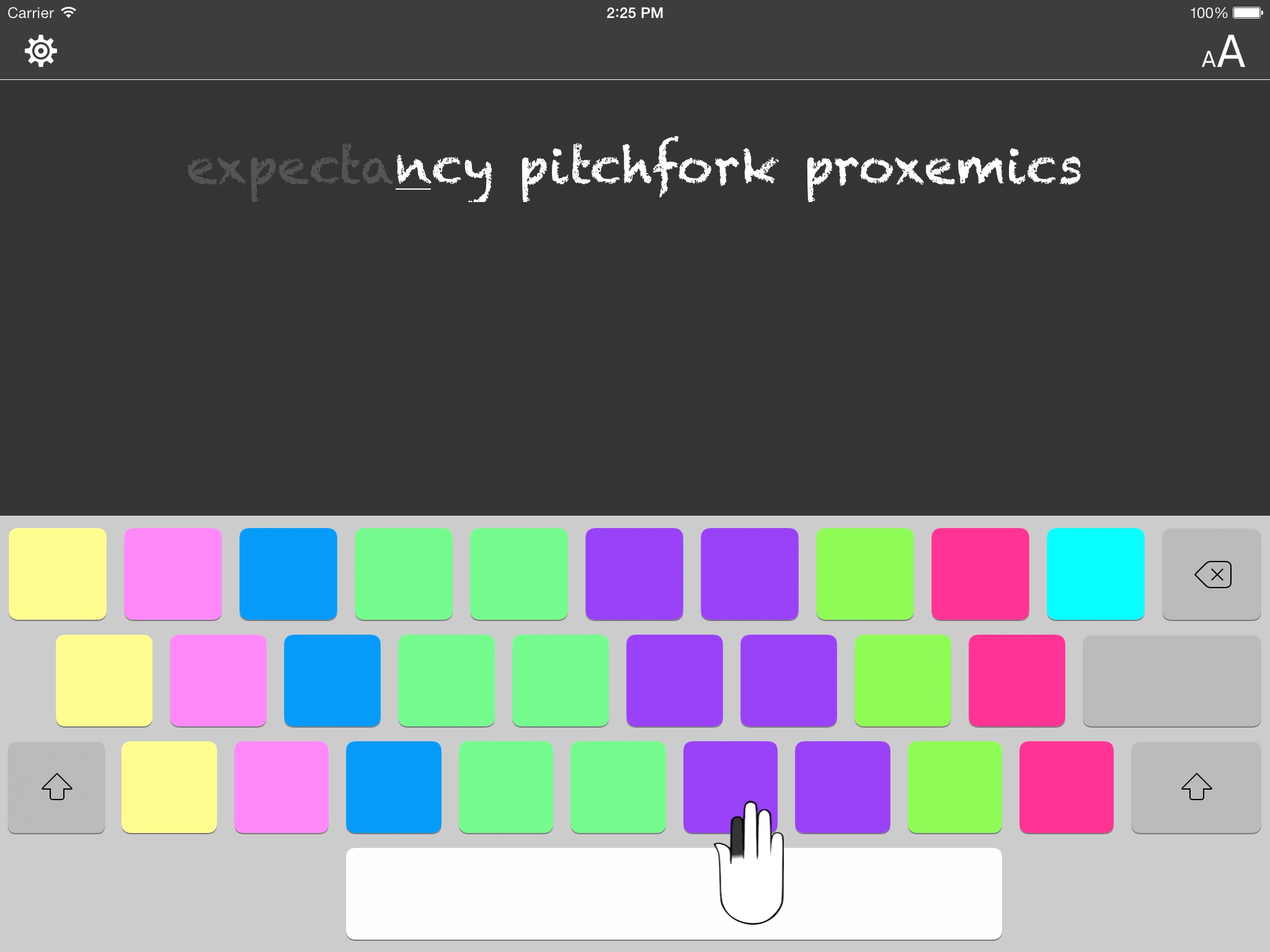 Typing Tutor for iPad screenshot 4