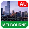 Melbourne, Australia Map - PLACE STARS