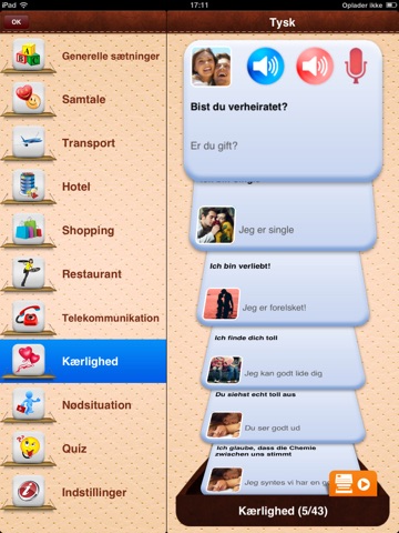 iTalk German: Conversation guide - Learn to speak a language with audio phrasebook, vocabulary expressions, grammar exercises and tests for english speakers HD screenshot 2