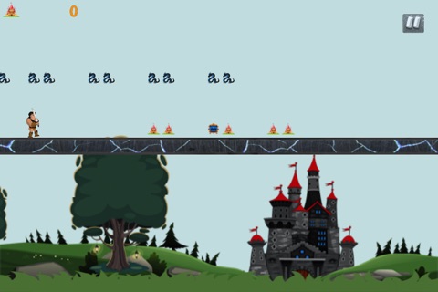 Medieval Barbarian Runner - Fun Platform Collecting Game Free screenshot 2