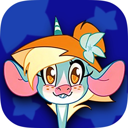 Billie the Unicorn in 3D - A Peek 'n Play Story App icon