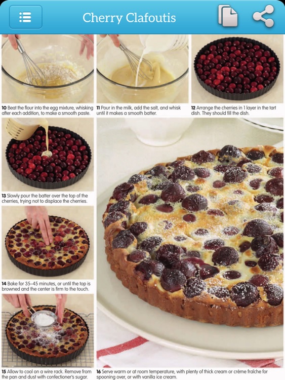 Baking - Step by Step Recipes for iPad