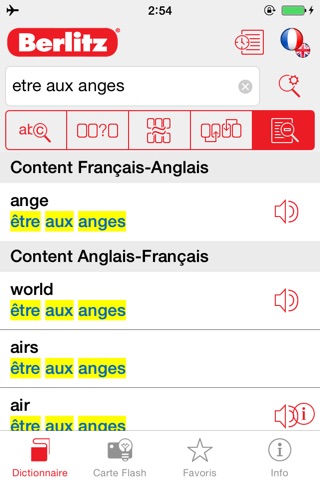 French <-> English Berlitz Standard Talking Dictionary screenshot 3