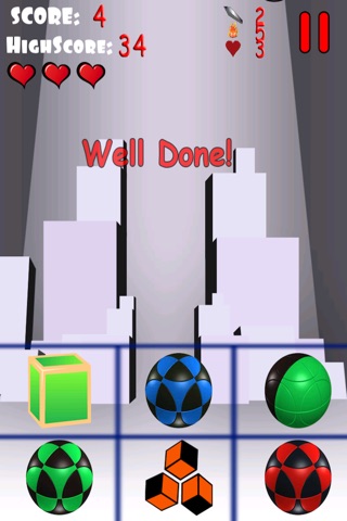 3D Revolution Frenzy – Cubes and Spheres Fall Down- Free screenshot 4