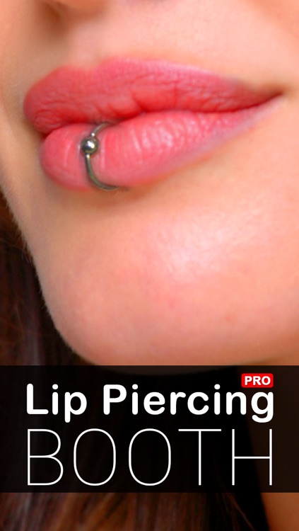 Lip Piercing Booth PRO - Try HD Lip Rings for your Cute Face or Send Piercing Idea to a Body Piercing Saloon