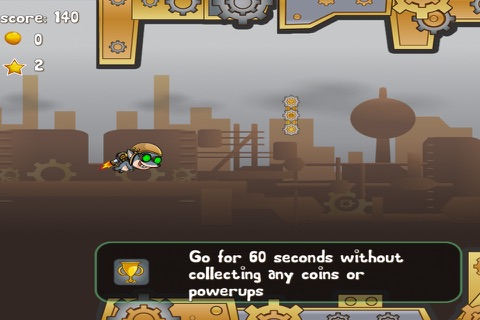 Rocket Rodents - FREE Steampunk Racing JetPack Game screenshot 2