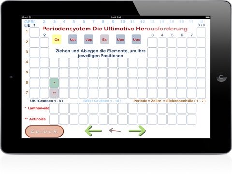 Periodensystem screenshot 3