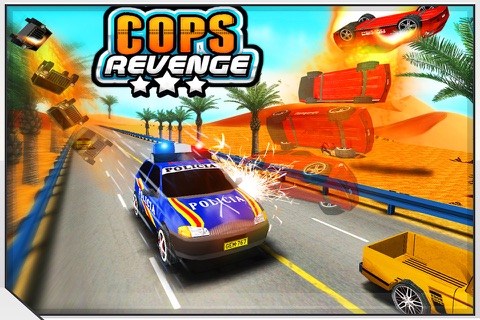 Cops Revenge - Police Car Demolition on Highway ( A Game for Destruction Lovers ) screenshot 4