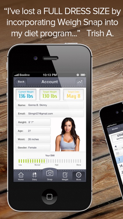 Weight Snap - Personal Fitness, Health And Weight Tracking Diary screenshot-3