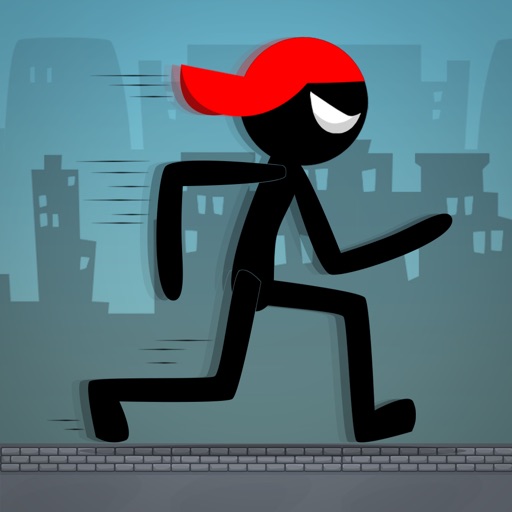 Stickman Runner Sprint City - Jump, Dash, & Swing in Stunt Draw City 2 : Parkour Running iOS App