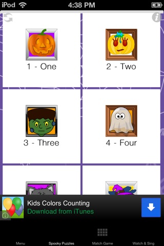 Halloween Puzzles & Song- Five Little Pumpkins screenshot 3