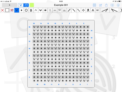 Knitting iCharts screenshot 2