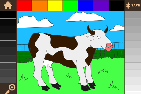 Color It Puzzle It: Animals Lite screenshot 4