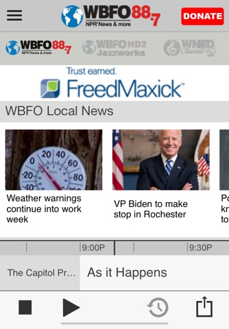 News 970 WNED/ The Information Station screenshot 2
