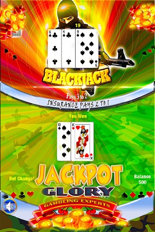 Offline Sniper Attack Blackjack Shooter Strike - Free 3D Sniper Urban Casino BlackJack 21 Card Game screenshot 2