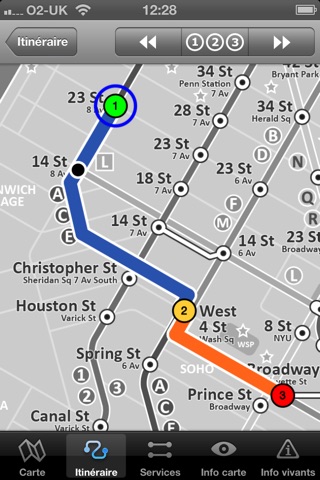New York Subway - Map and route planner by Zuti screenshot 2