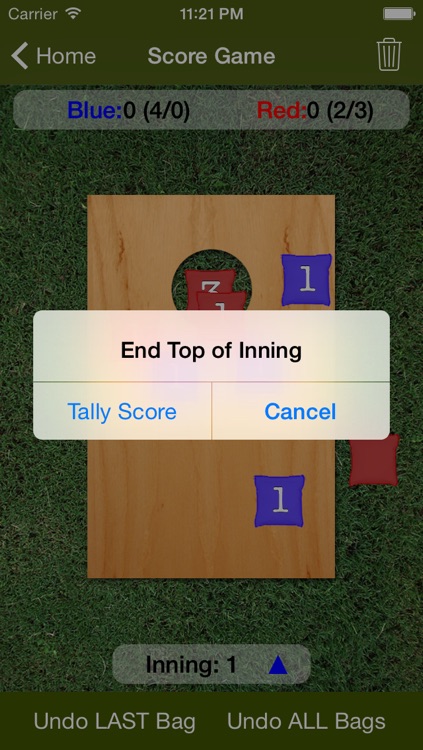 Cornhole Scorer