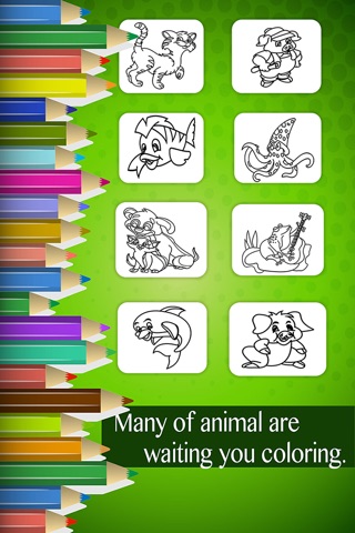 Animals Colorbook - Coloring Game pad for Kids & Toddlers screenshot 4