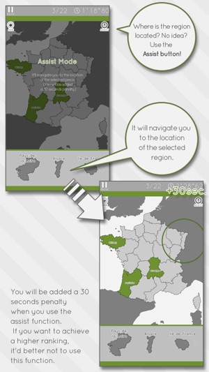 Enjoy Learning France Map Puzzle(圖3)-速報App