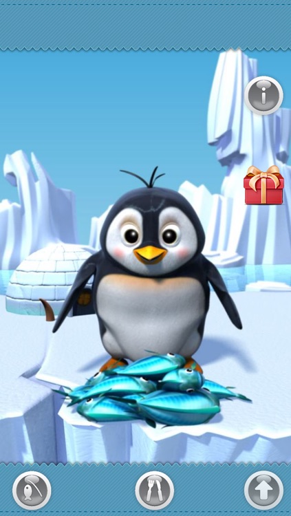 Talking Gwen the Penguin Lite screenshot-4