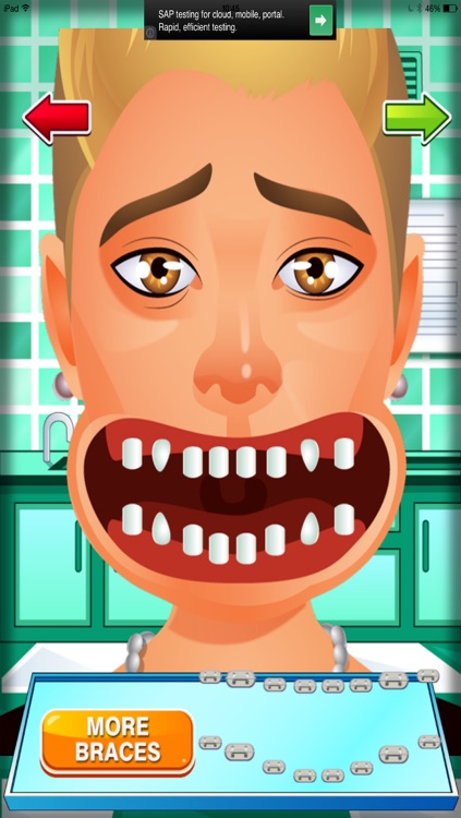 Aaah! Celebrity Dentist HD-Ace Awesome Game for Boys and Little Flower Girls screenshot-4