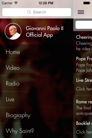 Pope John Paul II: The official App screenshot 2