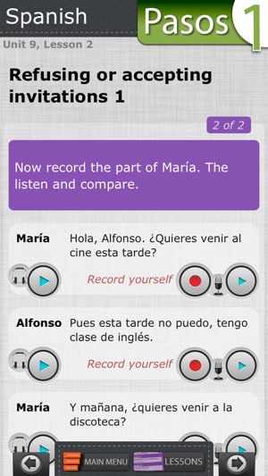 Learn Spanish Lab: Pasos 1(圖4)-速報App