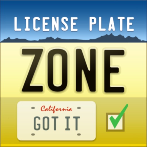 License Plate Zone Icon