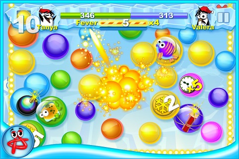 Tap The Bubble 2:Penguin Party screenshot 2