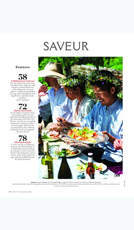 Saveur Magazine Archive