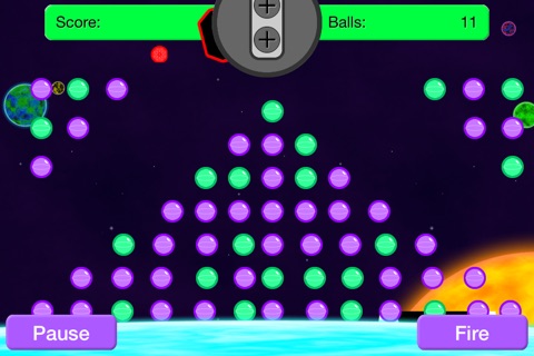 Space Ponggle - Super Glow Ball Free screenshot 4