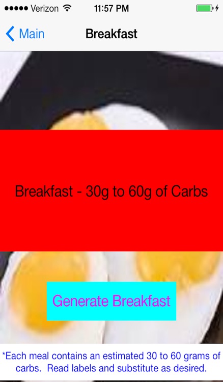 Diabetic Meal Planner