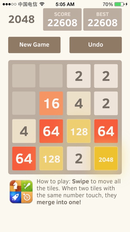 2048 Undo Unlimited