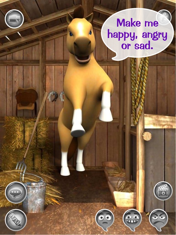 Here's Talky Pete HD FREE - The Talking Pony Horse screenshot-4