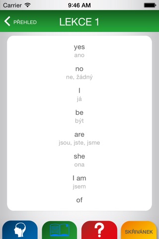 Angličtina Skřivánek Start screenshot 4