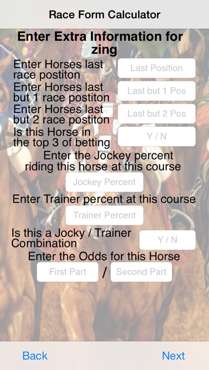 Race Form Calculator screenshot-3