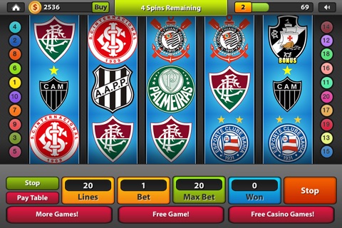 Bet to Win Football Slots Machine screenshot 3